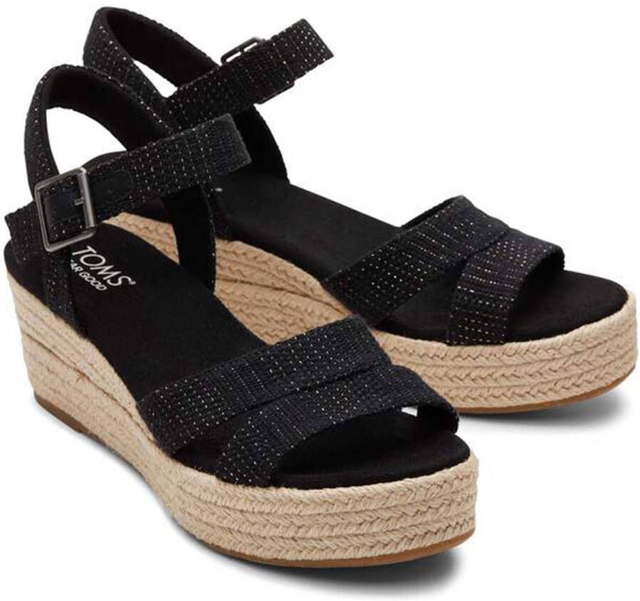 TOMS Audrey linnen sandalen met sleeha