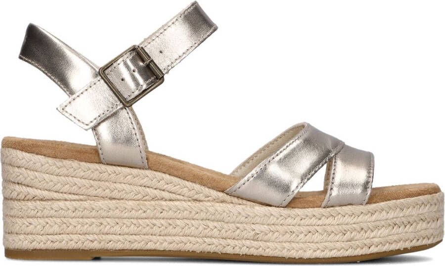 TOMS Audrey Met Sandalen Met Sleehak Dames Goud