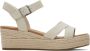 TOMS Audrey Sandalen Met Sleehak Dames Beige - Thumbnail 1