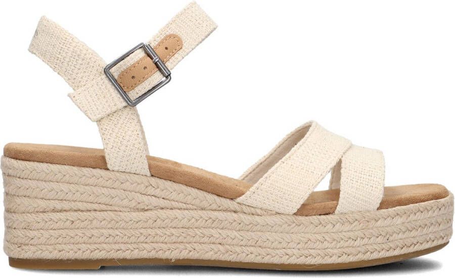 TOMS Audrey Sandalen Met Sleehak Dames Beige