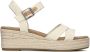 TOMS Audrey naturel | linnen sleehak sandalen Beige Textiel Sandalen met hak Dames - Thumbnail 2