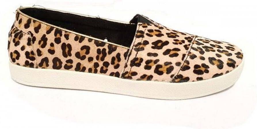 TOMS Avalon Dames Sneaker 10006325 Leopard Printed Calf Hair