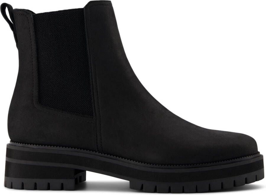 TOMS BENNET-LUGBOOTS-LEER-BLACK