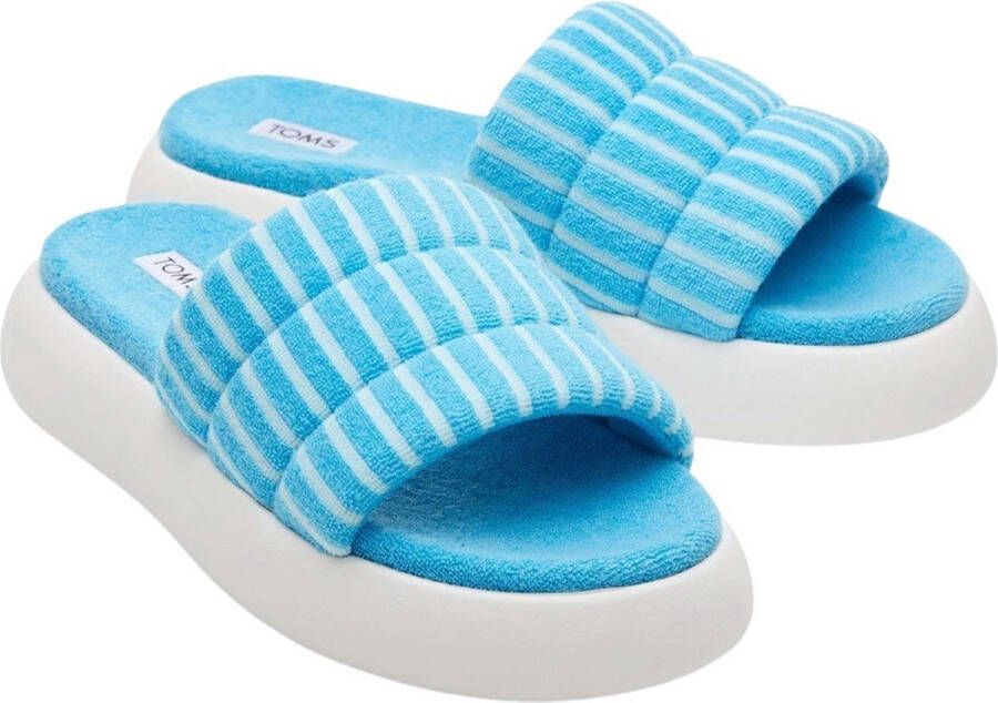 TOMS Blauw Alpargata slippers blauw