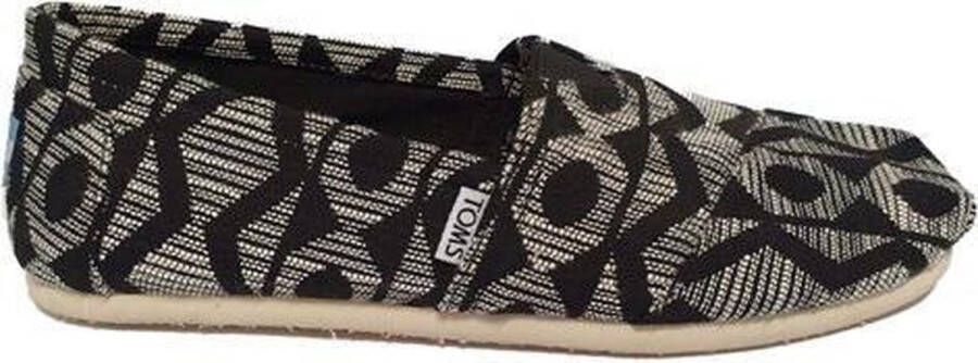 TOMS Classic Espadrile 10004801 Black White Cultural Woven - Foto 1