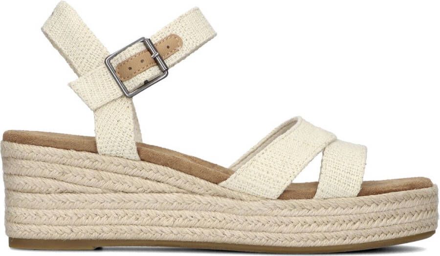 TOMS Sandalen Dames Audrey Maat: 40 Materiaal: Textiel Kleur: Beige