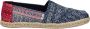 TOMS Espadrilles Dames Instappers Damesschoenen Canvas Alpargata Fantasy Blauw wit - Thumbnail 2