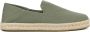 TOMS Espadrilles Heren Santiago Maat: 44 Materiaal: Textiel Kleur: Groen - Thumbnail 1