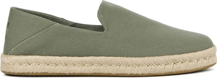 TOMS Instappers Heren Santiago Maat: 45 Materiaal: Textiel Kleur: Groen