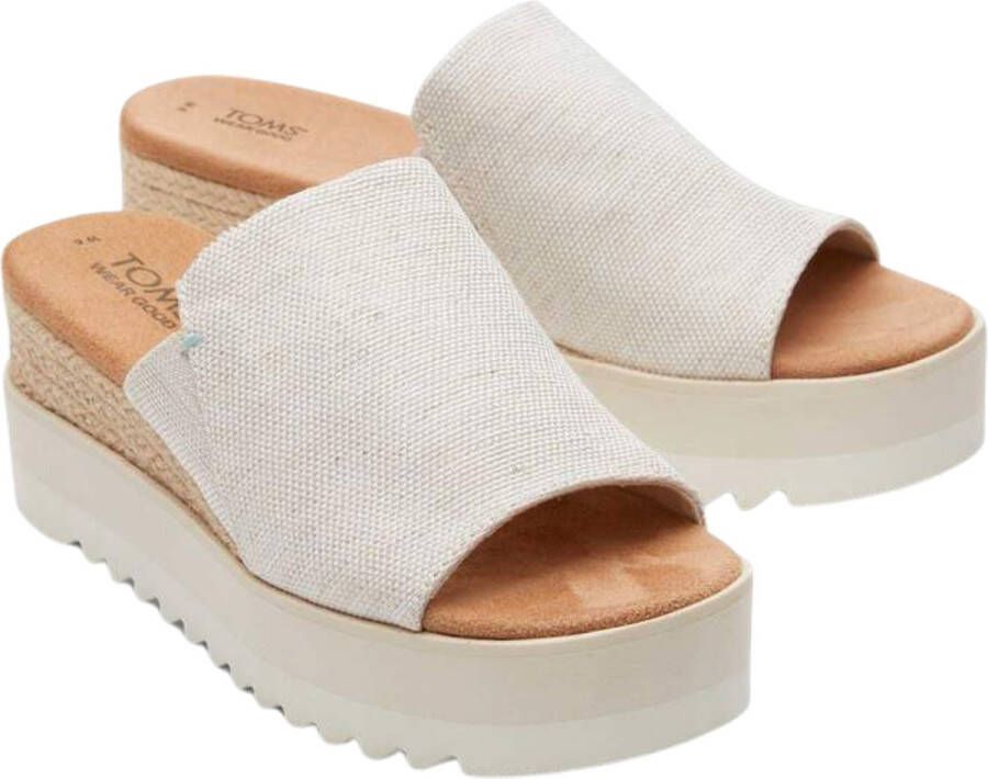 TOMS Hakken Creme Diana mule sleehakken creme