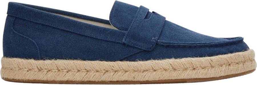 TOMS Schoenen Donkerblauw Katoen Stanford rope loafers donkerblauw