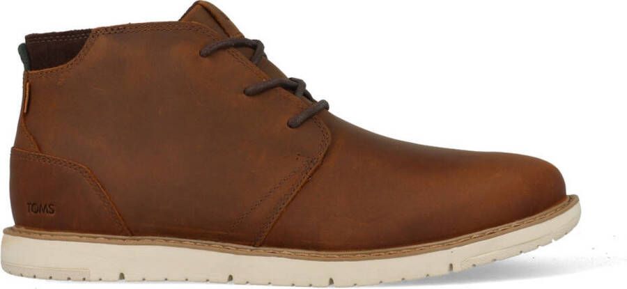 TOMS -CHUKKA BOOT- NAVI-TOPAZ BROWN-LEDER