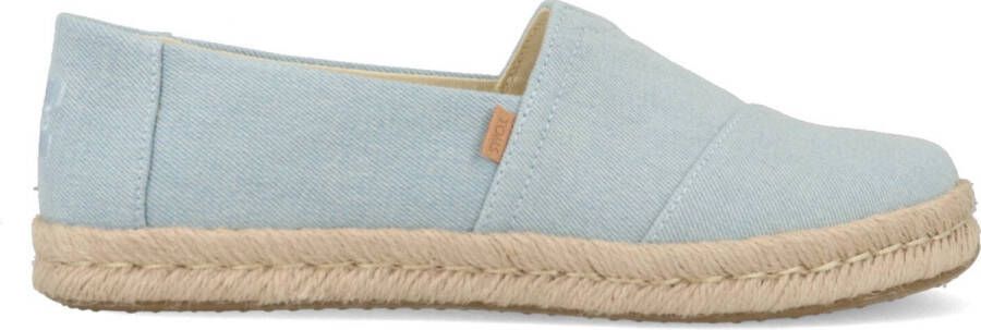 TOMS Alpargata Rope 2.0 Espadrilles Dames Light Blue