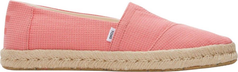 TOMS Schoenen Roze Alpargata rope 2.0 loafers roze