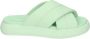 TOMS Shoes ALPARGATA MALLOW CROSSOVER Volwassenen Dames slippers Groen - Thumbnail 1