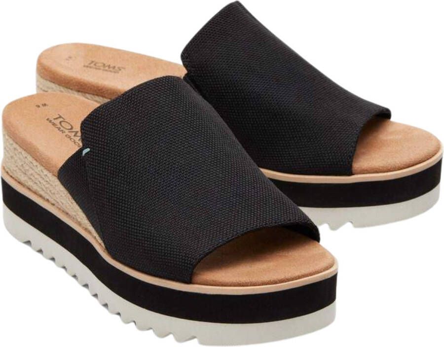 TOMS Hakken Zwart Diana mule sleehakken zwart