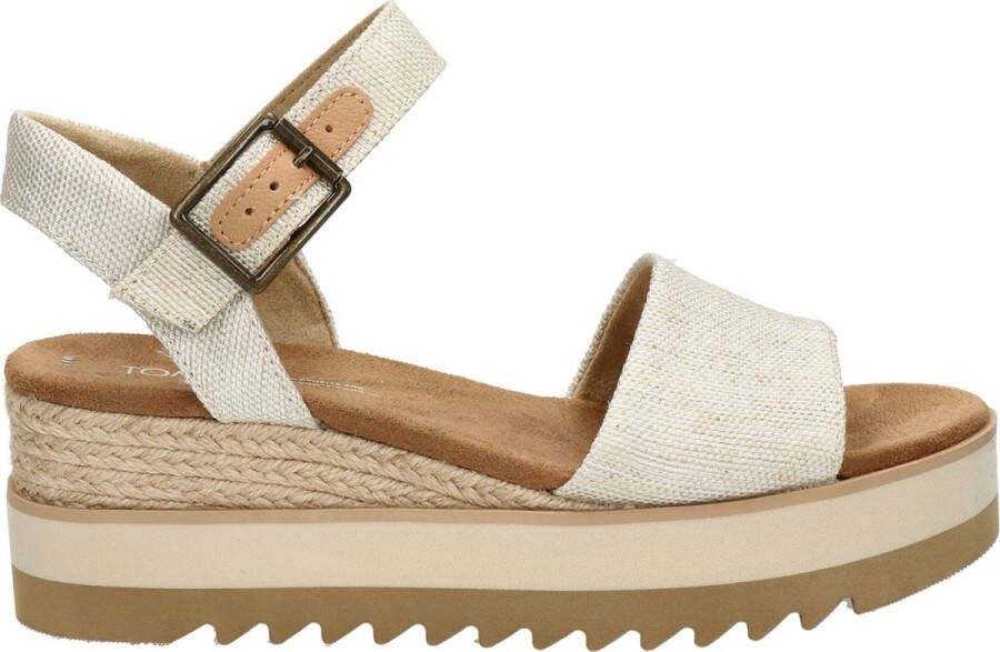 TOMS Shoes DIANA Volwassenen Sandalen met hakDames Sandalen Wit beige