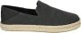 TOMS Shoes Toms Santiago Recycled Cotton Canvas Black Slip-on - Thumbnail 1