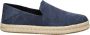 TOMS Santiago Recycled Cotton Canvas Blue Slip-on - Thumbnail 2