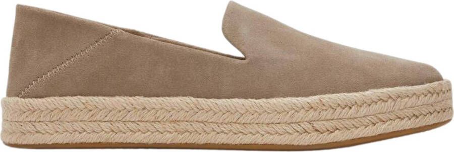 TOMS Shoes Toms Carolina Suede Natural Espadrille