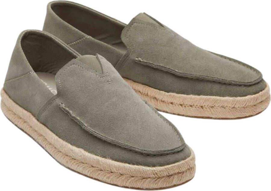 TOMS Shoes Toms Alonso Loafer Rope Loafers Instappers Heren Groen - Foto 1