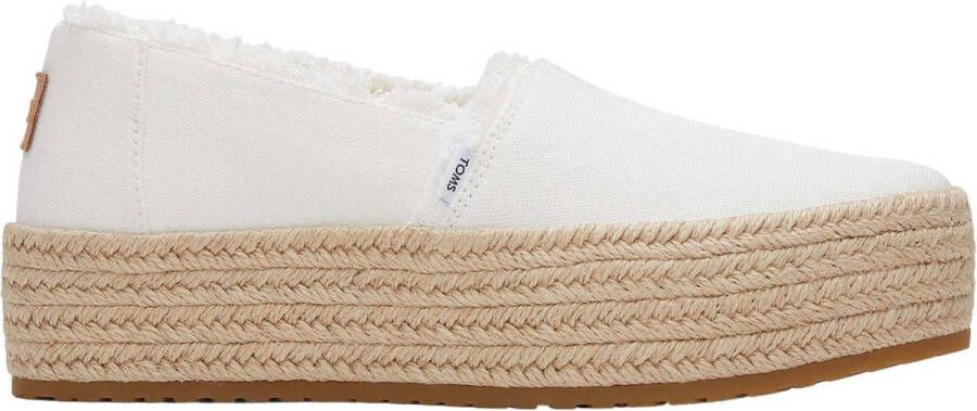 TOMS Shoes VALENCIA Volwassenen Instappers Wit beige - Foto 1