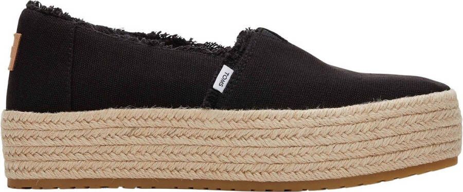 TOMS Valencia Espadrilles Dames Zwart