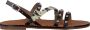 Ton & Ton Sh709 Sandalen Meisjes Kids Zwart - Thumbnail 2