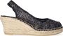 Toni Pons Bea-IK Dames Espadrilles Negre - Thumbnail 1