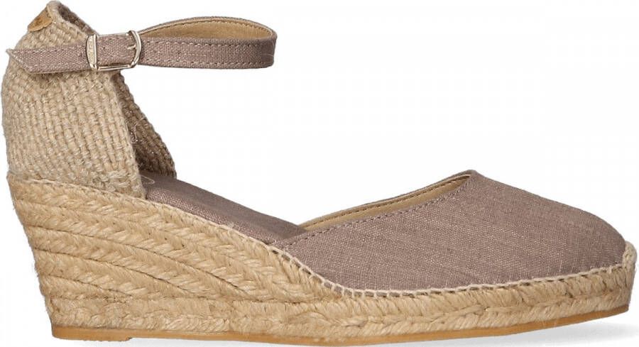 Toni Pons Caldes Dames Espadrilles Taupe Linnen CALDEStaupe