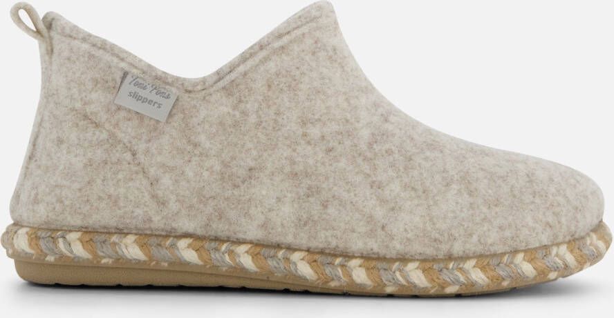 Toni Pons Duna Pantoffels beige Textiel Dames