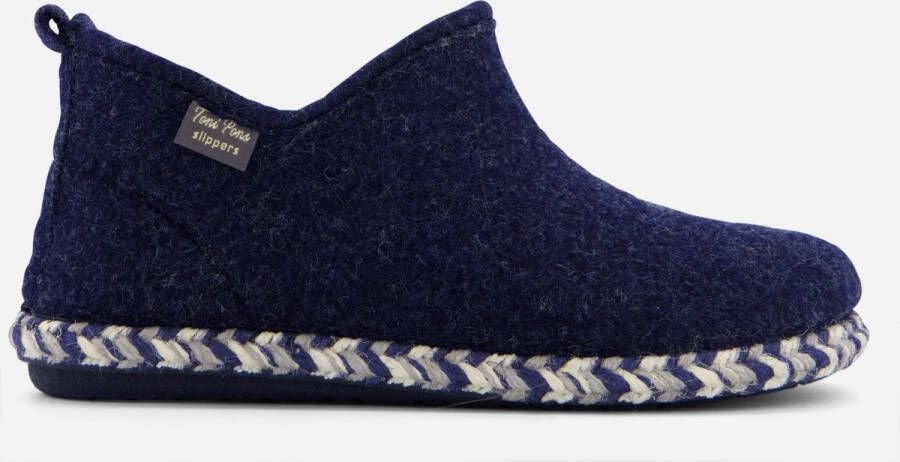 Toni Pons Duna Pantoffels blauw Textiel Dames