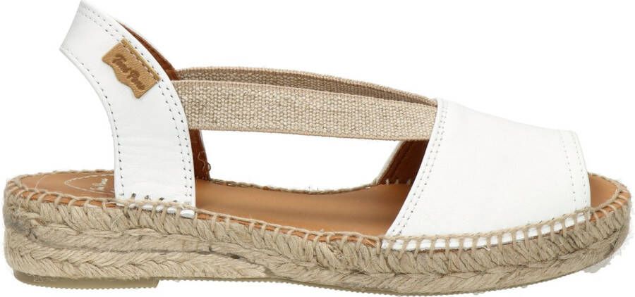 Toni Pons Etna wit leren espadrilles dames (ETNA blanc)