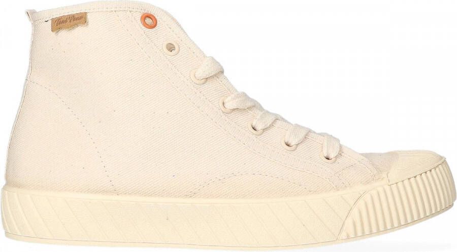 Toni Pons Gena CB Dames Hoge Sneakers Cru | Beige | Gerecycled Katoen