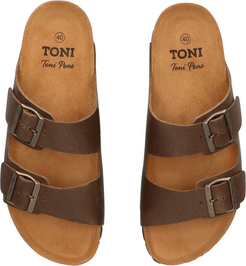 Toni Pons Ger-PE Heren Slippers Caqui