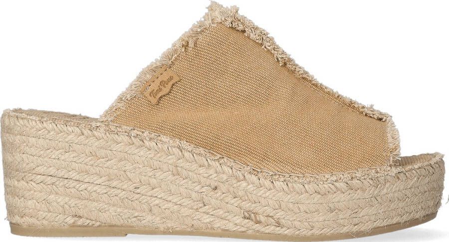 Toni Pons Itaca Dames Espadrilles Torrat | Taupe | Textiel