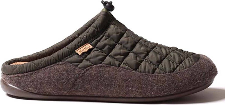 Toni Pons Comfortabele Pantoffels Green Heren