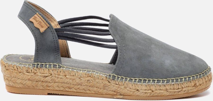 Toni Pons Nuria Dames Espadrilles Gris | Grijs | Suède - Foto 1