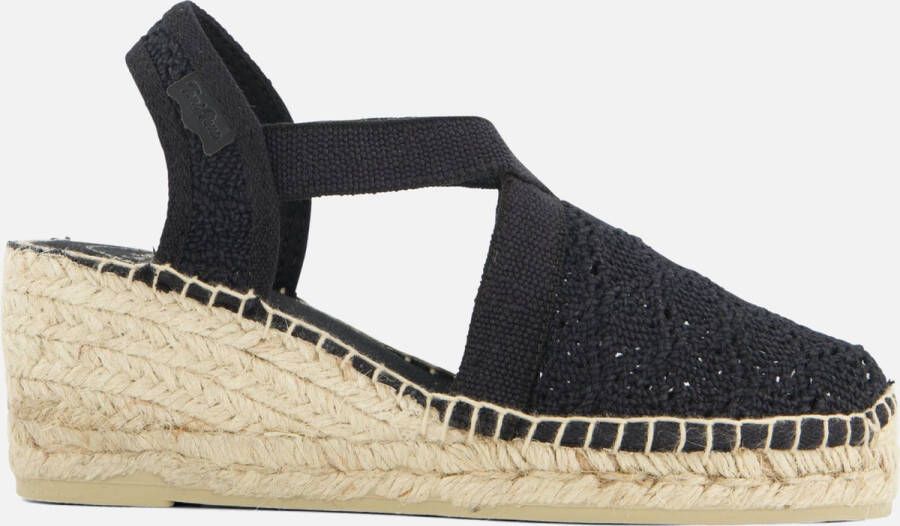 Toni Pons Terra AD Espadrilles zwart Textiel Dames