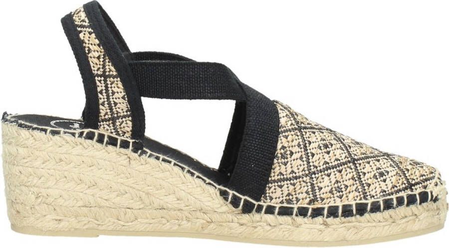 Toni Pons Terra-GE Dames Espadrilles Black