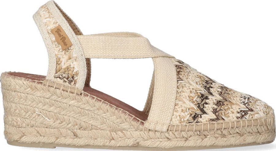 Toni Pons Terra-HK Dames Espadrilles Marro Bruin Raffia TERRAHKmarro