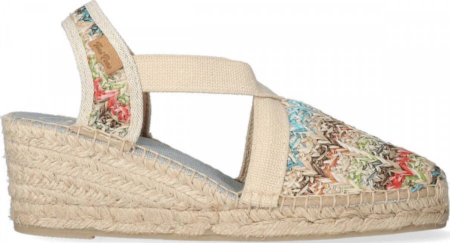 Toni Pons Terra HK Dames Espadrilles Multi | Multi | Raffia