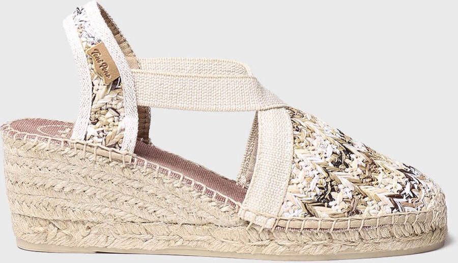 Toni Pons Terra-HK Dames Espadrilles Marro Bruin Raffia TERRAHKmarro