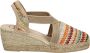 Toni Pons Terra-MA Espadrilles Sleehak Dames Raffia Multi - Thumbnail 1