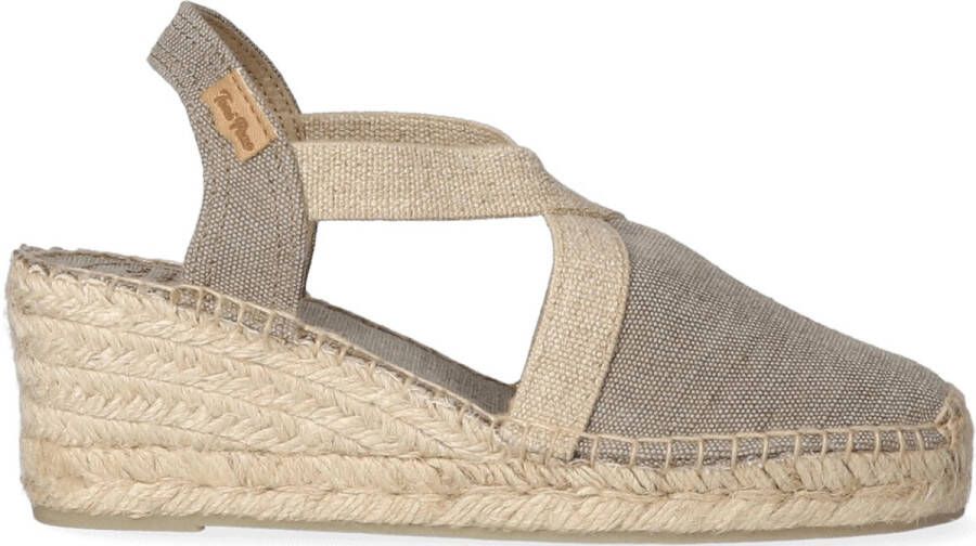 Toni Pons Terra-V Canvas Dames Espadrilles Pedra Vintage