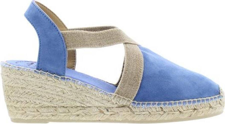 Toni Pons Tona Dames Espadrilles Texa | Blauw | Suède