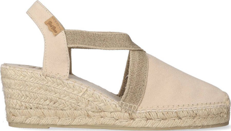 Toni Pons Tona Dames Espadrilles Pedra | Beige | Suède