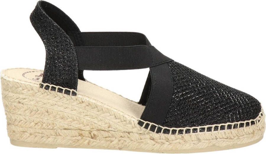 Toni Pons Triton Dames Espadrilles Zwart