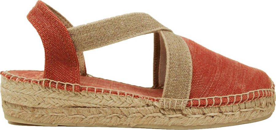 Toni Pons Verdi-V Dames Espadrilles brandy