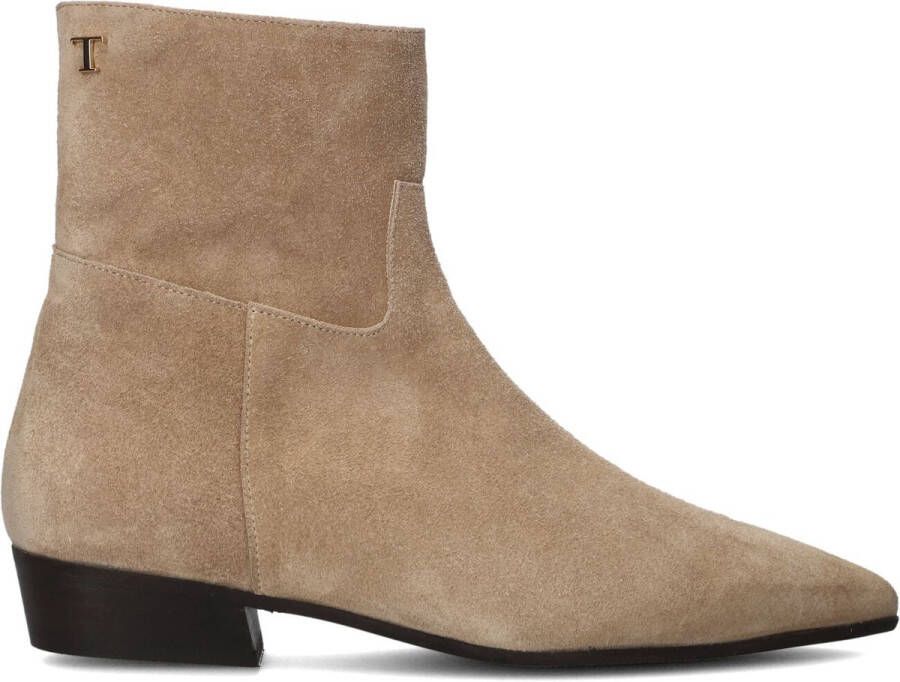 Toral Belinda Enkellaarsjes Enkelboots met rits Dames Camel